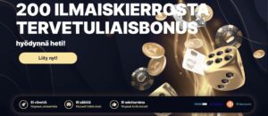 High Roller Tervetuliasibonus